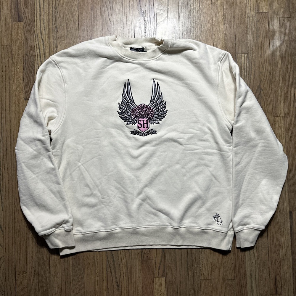 Steady Hands XL Floral Sasuke Anime Naruto Tik Tok Autosports Thick Sweatshirt